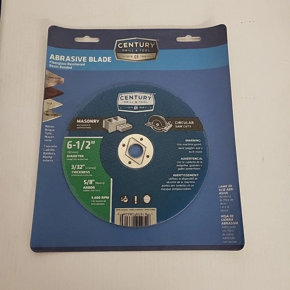 Century Masonry Blade-6.5
